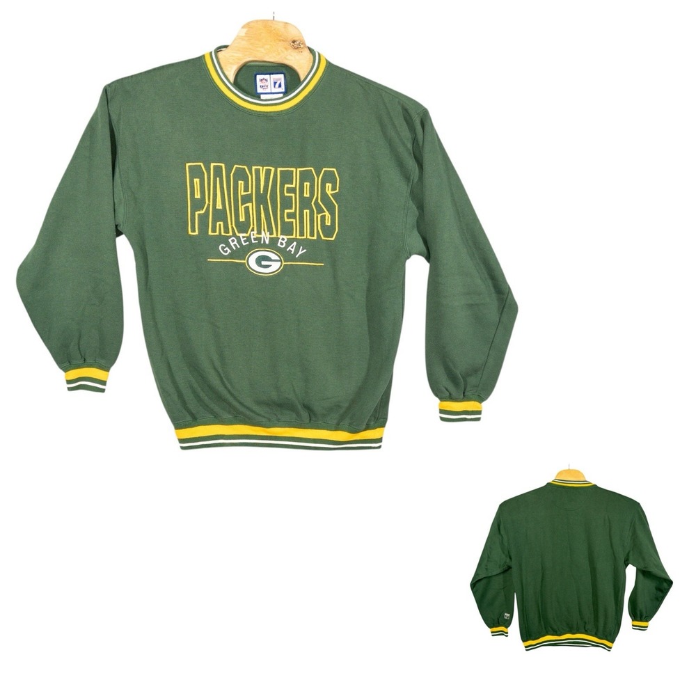 Vtg Y2k‎ Green Bay Packers NFL Gameday Mens XL Sweatshirt Logo 7
